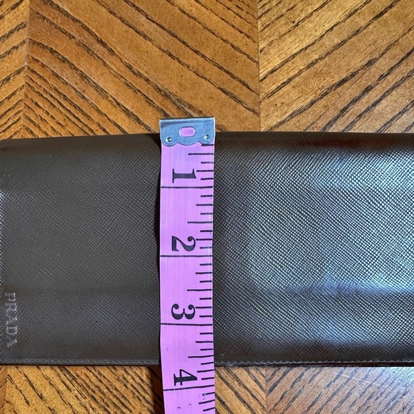 Prada Brown Leather Wallet - Picture 3 of 6